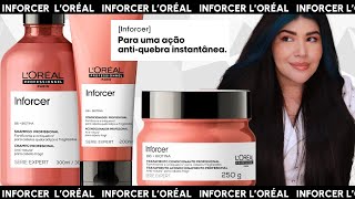 ✨ L’Óreal Inforcer Linha antiquebra para fortalecimento de cabelos quebradiços [upl. by Aramenta]