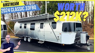 Most Expensive and Luxurious Airstream Trailer Ever 2024 Airstream Classic 33FB Queen Bed [upl. by Crandale49]