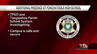 Tangipahoa Parish Sheriffs Office responding to incident at Ponchatoula High School [upl. by Padraig211]