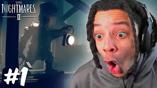 IM OUT HERE BEING HUNTED  LETS PLAY LITTLE NIGHTMARES 2 PART 1 [upl. by Eylloh314]