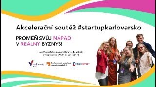 Podnikatelské zdroje s Olgou Novak  Akcelerační soutěž startupkarlovarsko [upl. by Devin]