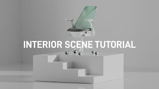 KeyShot Minimal Interior Scene amp Lighting Tutorial My Render Weekly x Herman Miller Breakdown [upl. by Epoh]