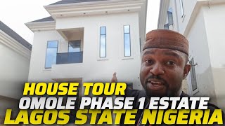 HOUSE TOUR IN OMOLE PHASE 1 OJODU IKEJA LAGOS STATE NIGERIA  HOUSE FOR SALE [upl. by Stasny]