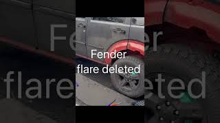 Fender flare removal Dodge Nitro 2009 [upl. by Olwena]