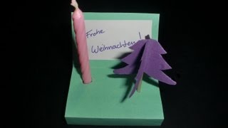 Christbaum aus Papier Christmas Tree to go  PaperART HDdeutsch [upl. by Pollak]