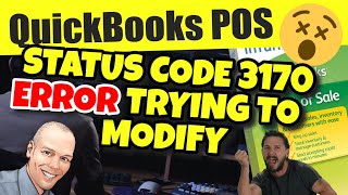 QuickBooks POS Error  Status code 3170 Error when trying to modify a vendorcustomer list element [upl. by Eilrac]