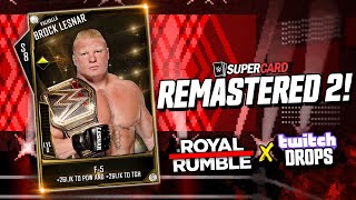 REMASTERED EVENT 2 Royal Rumble and Twitch Drops Return  WWE SuperCard [upl. by Anaujd509]