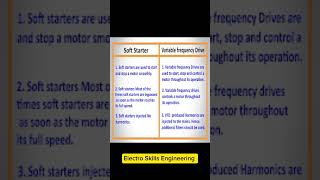 Soft Starter VS VFD electrical industrialcontrol electrician vfd softstarter [upl. by Keefe]