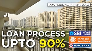 DDA FLATS ON EMI  DDA Housing Scheme 2023  HOW TO GET 90 LOAN ON DDA FLATS [upl. by Acirretal]