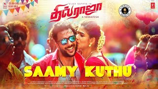 Saamy Kuthu Video Song 4K  Dhil Raja  Vijay Sathya Sherin Shringar  Anthony Daasan  Amrish [upl. by Airotna]