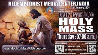 Catholic Holy Mass  11th January Thursday [upl. by Lilly361]