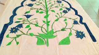 batik  batik art  batik with wax  batik tutorial batik painting SaniaEjaz [upl. by Estel]