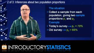 Introductory Statistics  Chapter 9 Comparing populations [upl. by Urania]