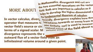 DEFINITION OF GRADIENT DIRECTIONAL DERIVATIVE DIVERGENCE AND CURLENGINEERING MATHEMATICS [upl. by Etnod86]