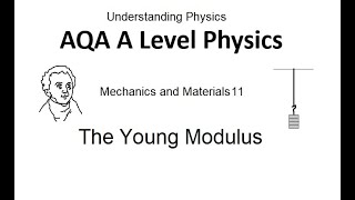 AQA A Level Physics The Young Modulus [upl. by Amoeji]