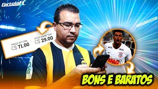 SELEÇÃO DOS BONS E BARATOS  CARTOLA FC 2019  RODADA 1 [upl. by Ettelrac]