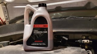 Diferencial trasero cambio de aceite y filtro del aire  Honda Ridgeline [upl. by Pengelly]