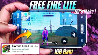 Lets Make Free Fire Lite In 1GB Ram [upl. by Waal282]