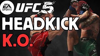 High Level Div 20 Striking  UFC 5 Online Ranked [upl. by Ailgna]