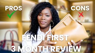 Fendi First Bag 3 Month Review Prod and Cons [upl. by Alekin927]