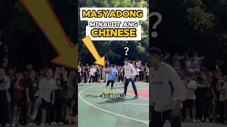 MINALIIT NILA ANG BATANG CHINESE basketball shorts shortvideo [upl. by Nahtnahoj866]