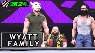 WWE 2K24 WYATT FAMILY ENTRANCE [upl. by Nayek]