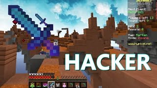 Fly Hacker in Skywars Texture Pack Challenge Minecraft Skywars [upl. by Purington]