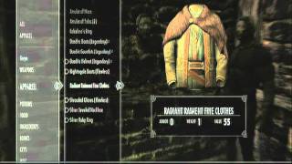 Skyrim How to make your equipment appear on Mannequins [upl. by Hadleigh]