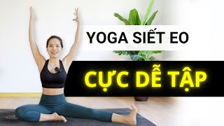 Yoga Giảm Mỡ Bụng cho người mới bắt đầu giúp Thắt Eo Tại Nhà  Hoàng Uyên Yoga [upl. by Ahseenat]