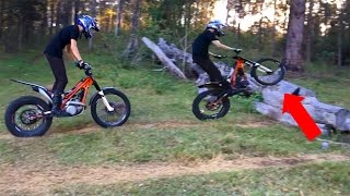 FIRST TIME RIDING TRIALS BIKES [upl. by Ladin]