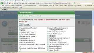 How to Find Journal Articles in the Ebsco Databases University of Arkansas Libraries [upl. by Onej340]