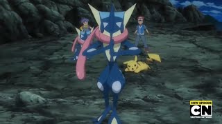 Ashs Frogadier Evolves into AshGreninja [upl. by Pleione611]