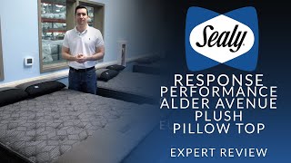 Sealy Response Performance Alder Avenue Plush Pillow Top Mattress Expert Review [upl. by Devan]