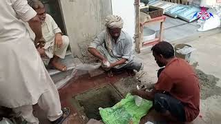 how to drainage pipe leakage repair  sewerage system design  gutter ki safai drainagesystem [upl. by Willett]