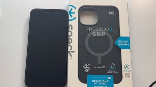 Speck Presidio Grip 2 with MagSafe Case for Apple iPhone 14 Unboxing and Review [upl. by Okikuy]