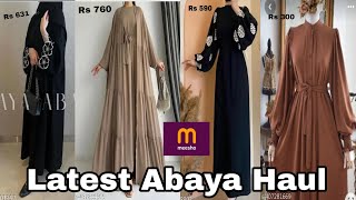 👌Latest Meesho🧕 Abaya Haul  You 🤌must try 💯  Starting in 300 💸 only😍😍 [upl. by Nwahsor652]