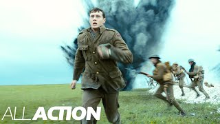 EPIC Battlefield Run Scene  1917  All Action [upl. by Nylg449]