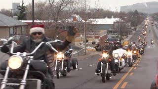 Road Dogs Toy Run delivers gifts at Rimrock Mall [upl. by Nimad969]