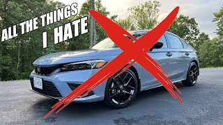 Things I HATE About My Civic Sport Hatchback 20 Manual 2024  23 [upl. by Marceau621]