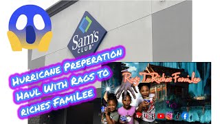 Sam’s Club Haul HurricaneTornado coming to Florida 😳 [upl. by Torray]