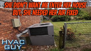 No Cooling On A Heat Pump Package Unit hvacguy hvaclife [upl. by Rombert]