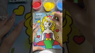 Pretty girl satisfying sandpainting relaxing [upl. by Ilecara]