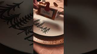 Thanksgiving Place Settings  Easy Craft Idea [upl. by Ysabel]