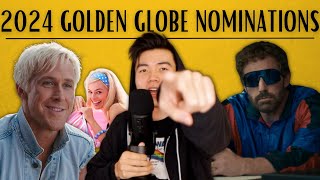 2024 GOLDEN GLOBE NOMINATIONS REACTION [upl. by Assirim]