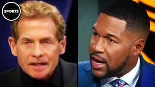 Michael Strahan Puts Skip Bayless On BLAST [upl. by Izak158]