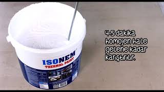 ISONEM THERMAL PAINT İÇ CEPHE Nasıl Uygulanır [upl. by Asiram370]