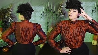 An 1890s Inspired Silk Shirtwaist Blouse [upl. by Aicre93]