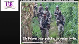 Belize Guatemala Territorial Dispute  Cesar Ross [upl. by Aryajay]