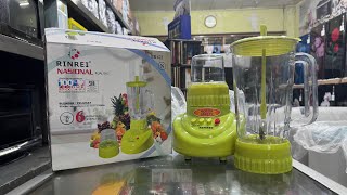 Blender 4in1 Rinrei National Kualitas BR 622 blender rinrei national full video share bumbu [upl. by Celeski622]