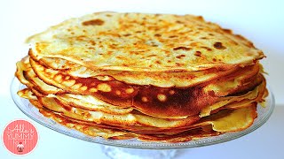 How to Make Blini  Russian Pancakes Recipe  Как сделать Блины [upl. by Hadeehsar]